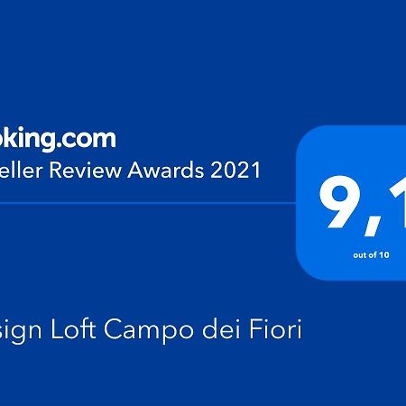 Design Loft Campo Dei Fiori Lägenhet Rom Exteriör bild
